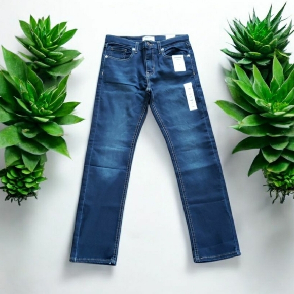 Levi's Dark Blue Slim Kids Jeans Size 14 Reg - Picture 1 of 8